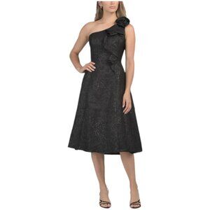 RENE BY RENE RUIZ One Shoulder 3d Floral Cocktail Dress